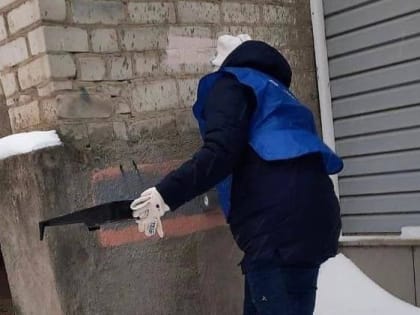 В Курске закрасили 45 надписей с рекламой наркотиков