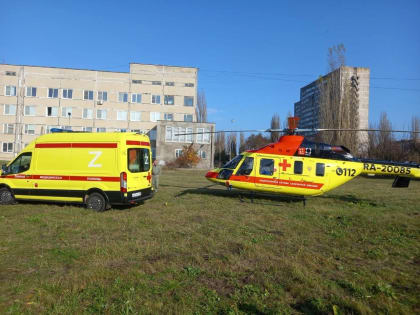 Воздушная скорая приземлилась в Курчатове