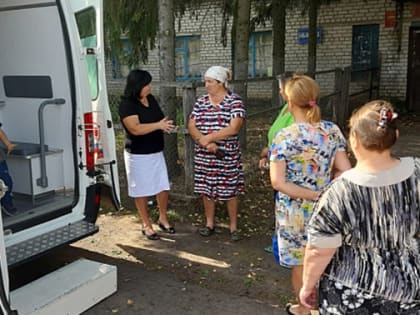 Приём мобильной клиентской службы в Фатежском районе