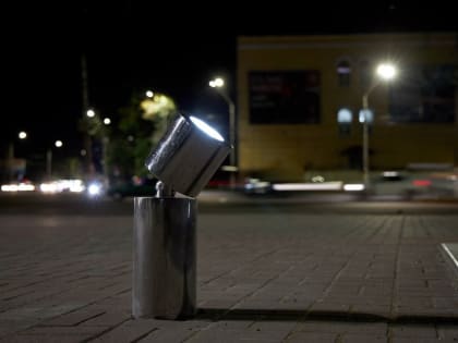 На двух объектах в Курске появилось новое освещение