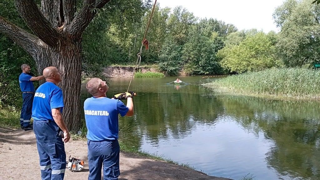 Тарзанка над водой