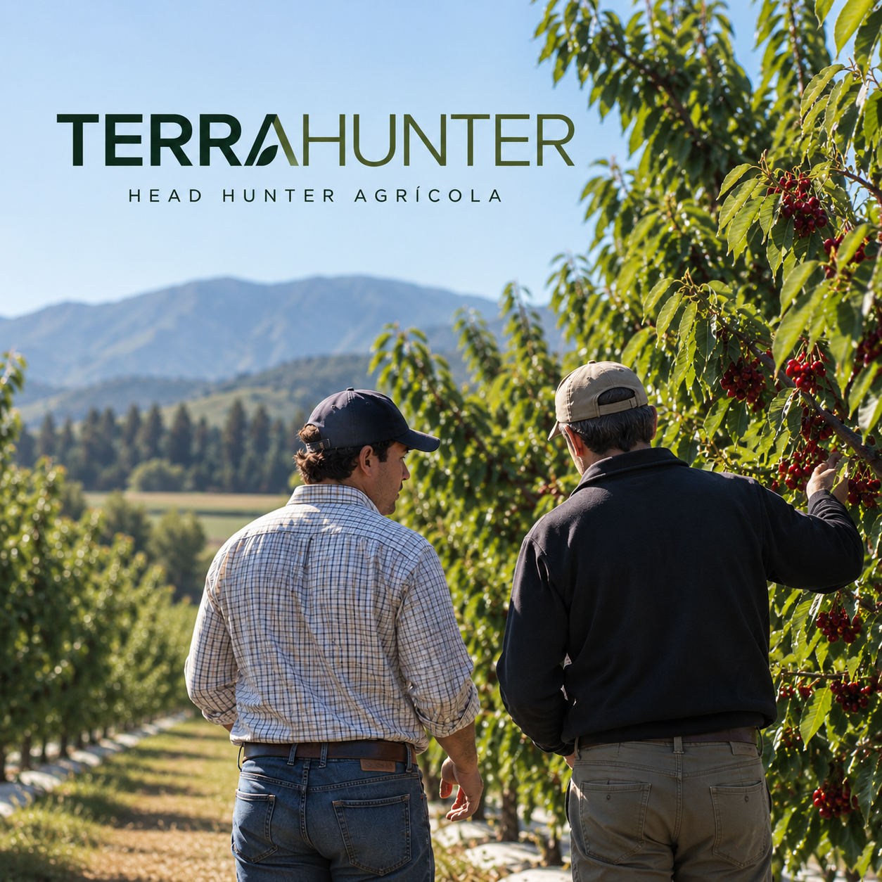 Profesionales del agro en terreno