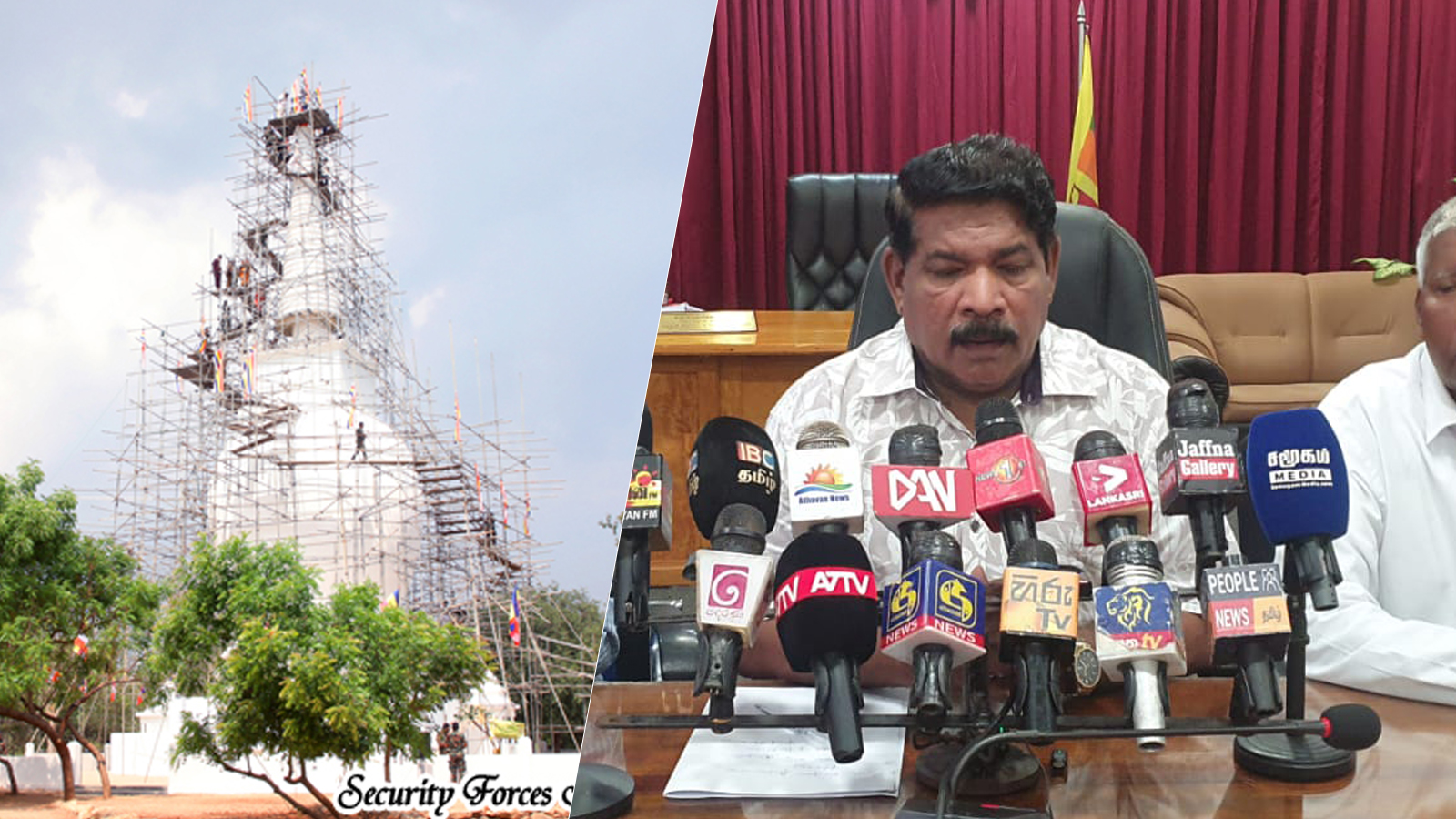 தையிட்டி விகாரை நிலங்கள் 17 இல் அளவீடு: விரைவில் ஒப்படைப்பு என அமைச்சர் அறிவிப்பு ! - சந்தேகம் வெளியிடும் மக்கள் !