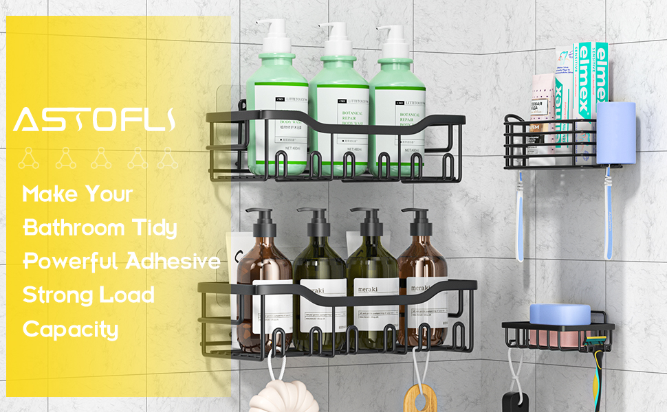 ASTOFLI Shower Caddy 4 pack, Self … curated on LTK