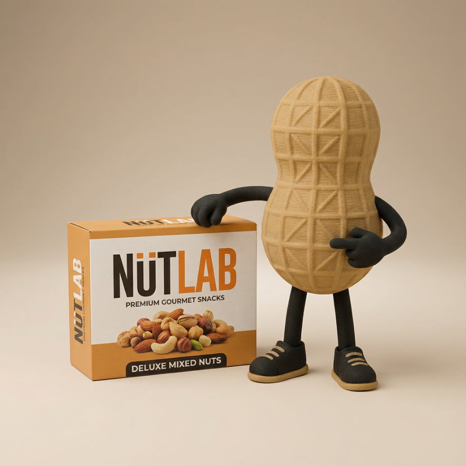 Nutlab 3D Maskot