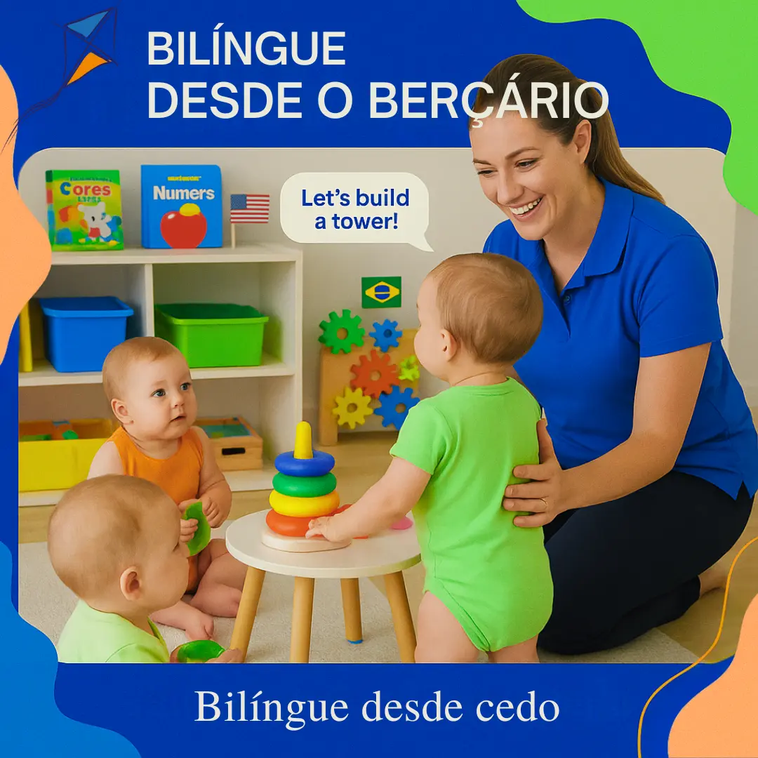 Educação bilíngue no berçário desde 4 meses - ITB Belvedere desenvolve fluência natural em inglês