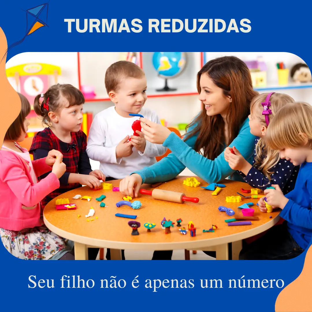Turmas reduzidas no berçário ITB - 2 a 3 bebês por educador para atenção individualizada