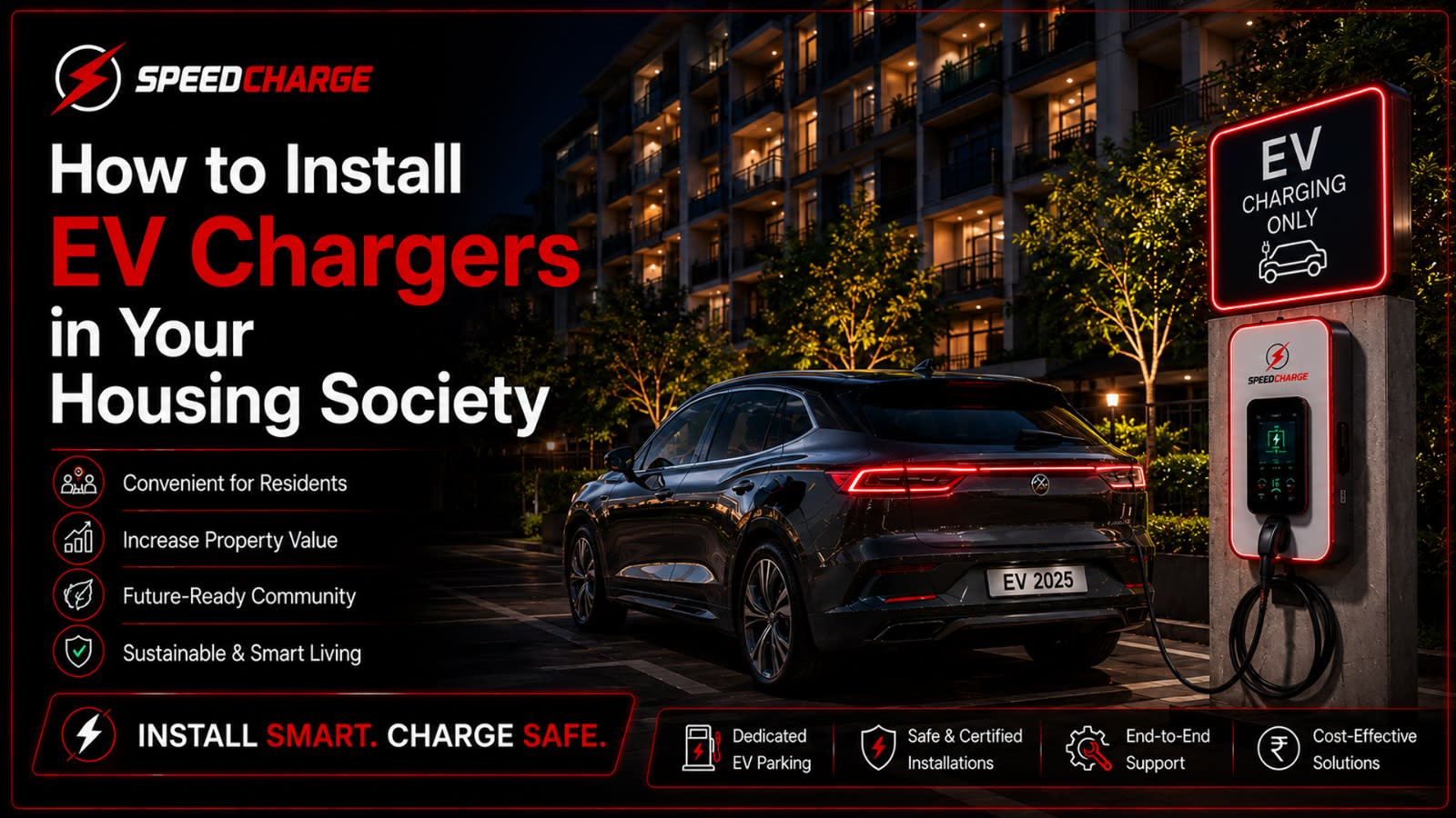 How to Install Ev Chargers in Your Housing Society