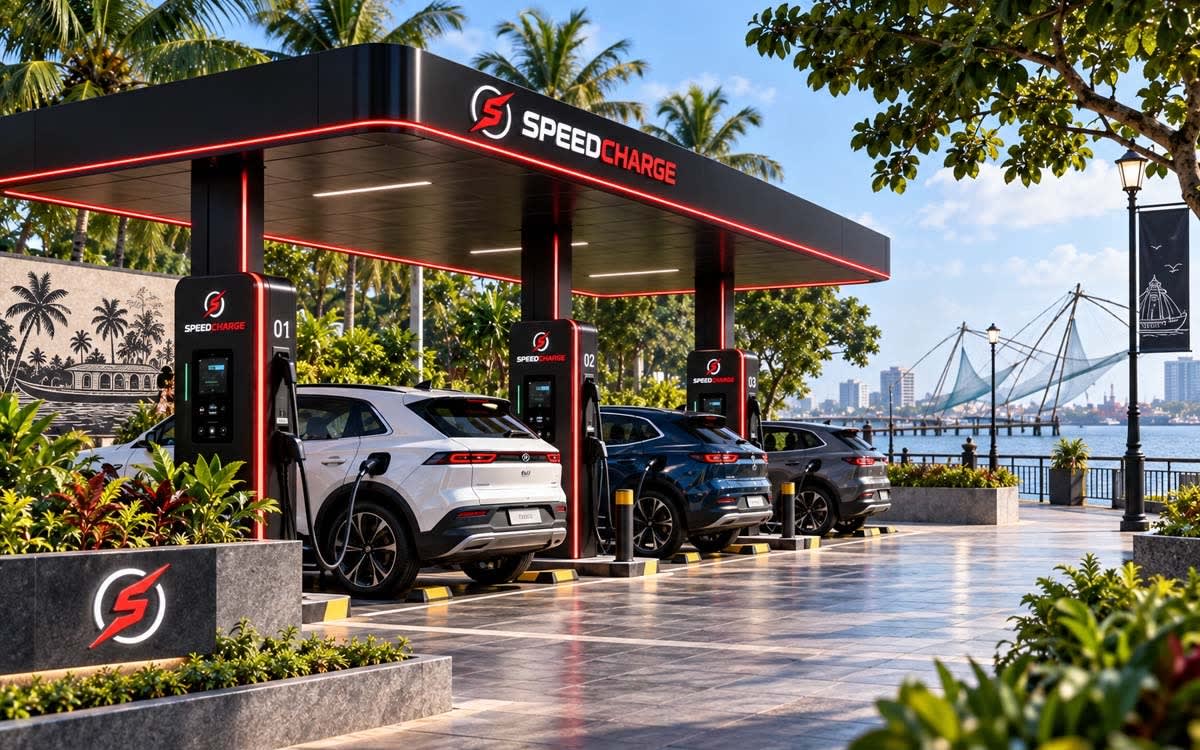 EV charging station franchise in Kochi