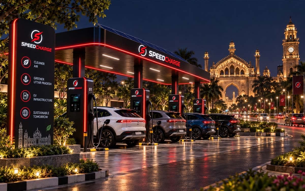 EV charging station franchise in Lucknow