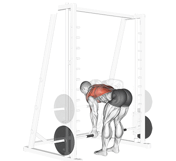 Smith Machine Bent-Over Row Gif