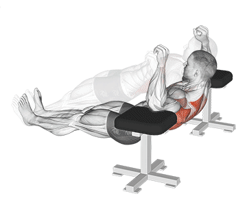 Reverse Elbow Push-Ups Gif