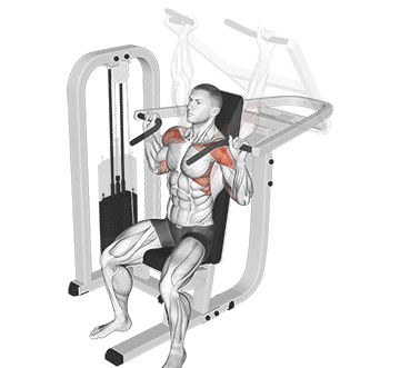Lever Shoulder Press Gif