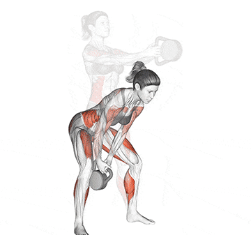 Kettlebell Swings Gif