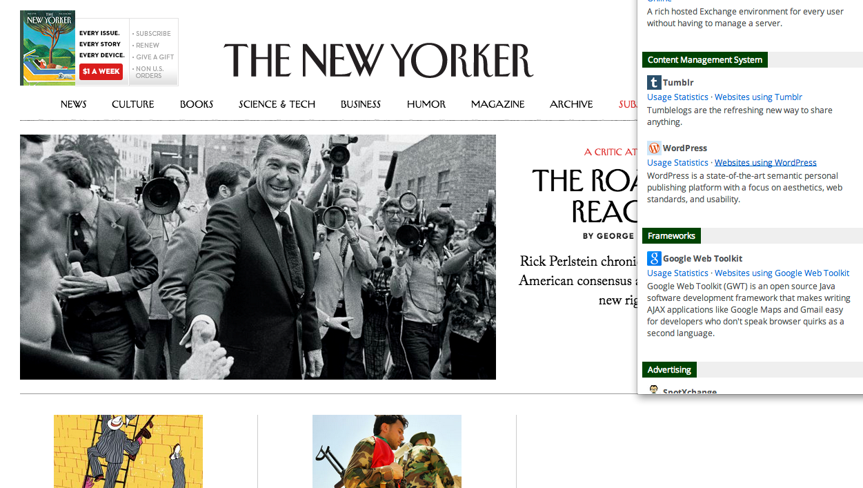 The New Yorker WordPress Website