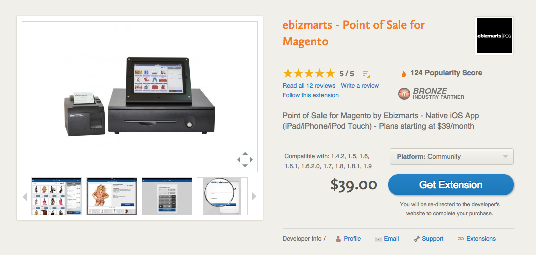 Ebizmarts POS Magento Extension