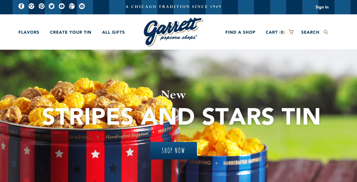 Garrett Popcorn Shops