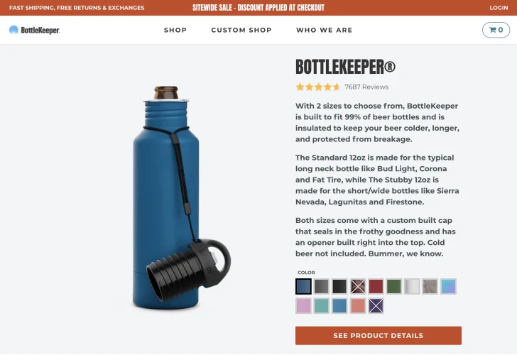 BottleKeeper Stainless Steel Beer Bottle Koozie Review 