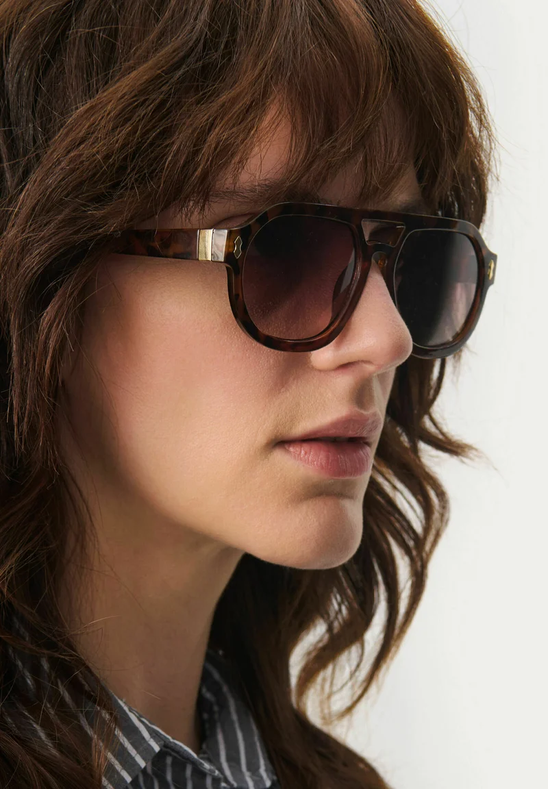 Round Tortoiseshell Sunglasses