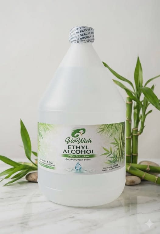 GlowWish Gallon Ethyl Alcohol 70% Solution – Bamboo Fresh Scent