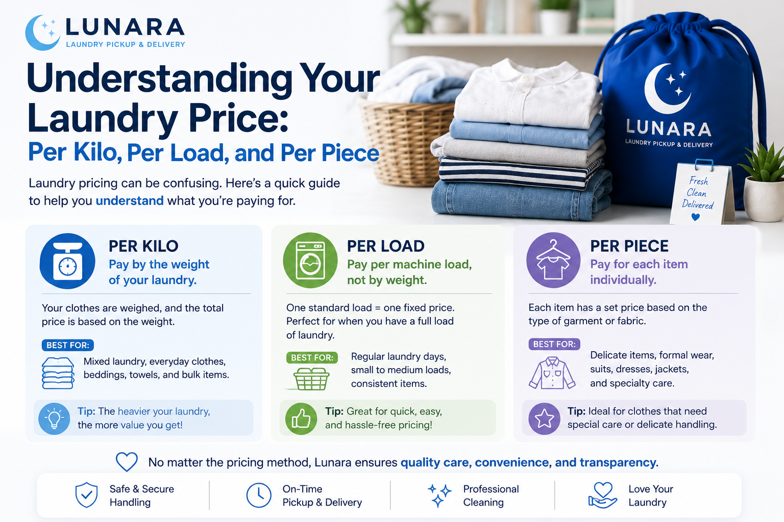 Understanding Your Laundry Price: Per Kilo, Per Load, and Per Piece