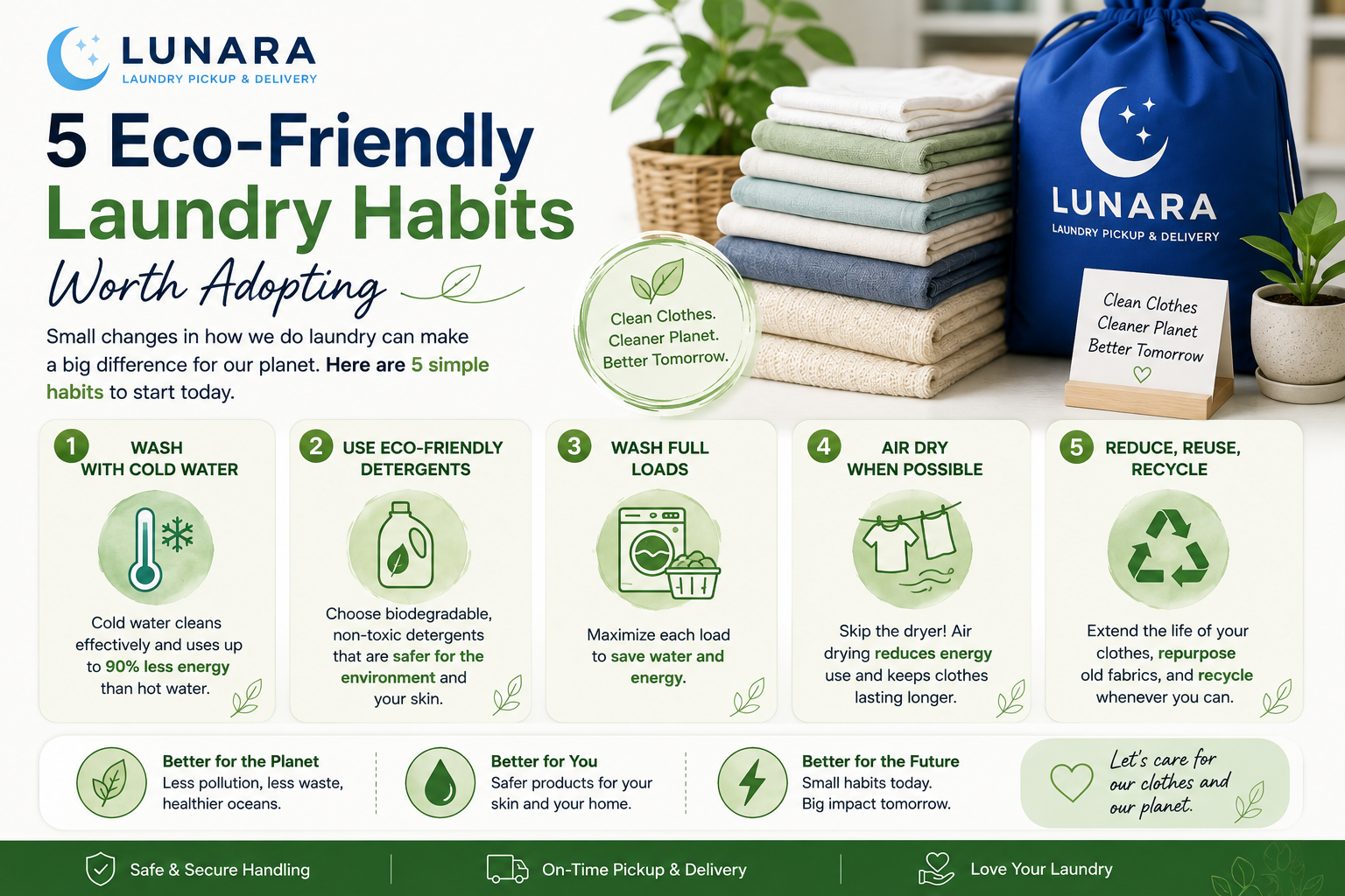 5 Eco-Friendly Laundry Habits Worth Adopting