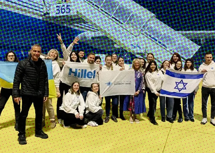 First Ukrainian Birthright group since war arrives in Adelson private jet