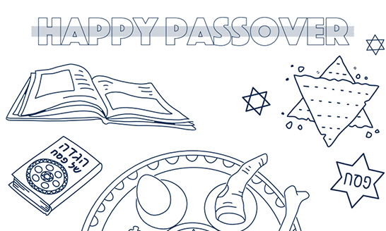 Printable Passover Coloring Pages