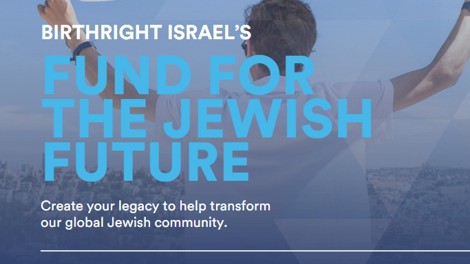 Fund for the Jewish Future Brochure