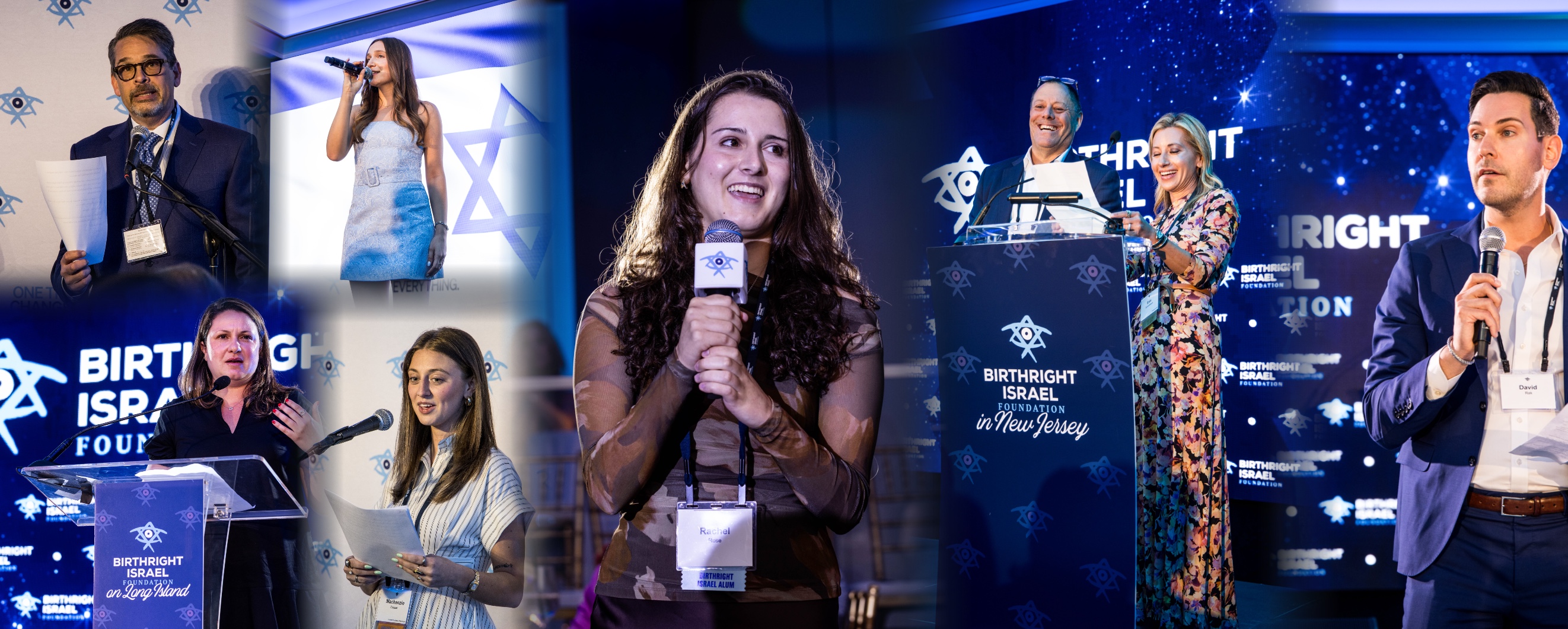 Birthright Israel participants sharing moments from their journeys