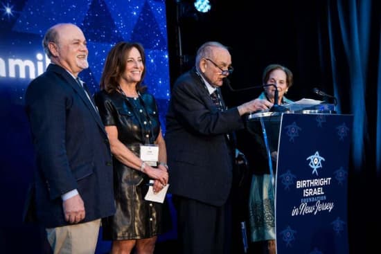 Birthright Israel Celebrates and Honors the Cooperman Family in NJ