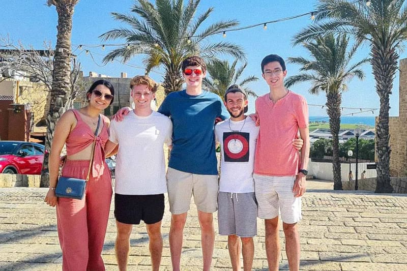 Ari Nagelberg with fellow Excel participants