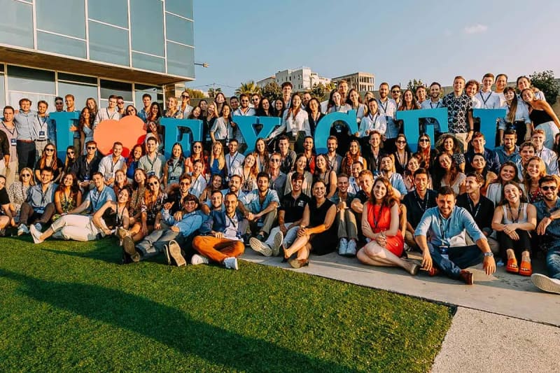 Ari Nagelberg at a Birthright Israel Excel gathering in Israel.