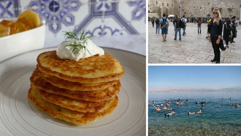 Latkes and my Birthright Israel photos