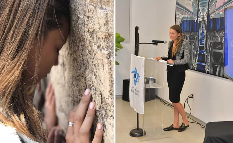 Casey Dresbach at the Kotel and speaking in Miami