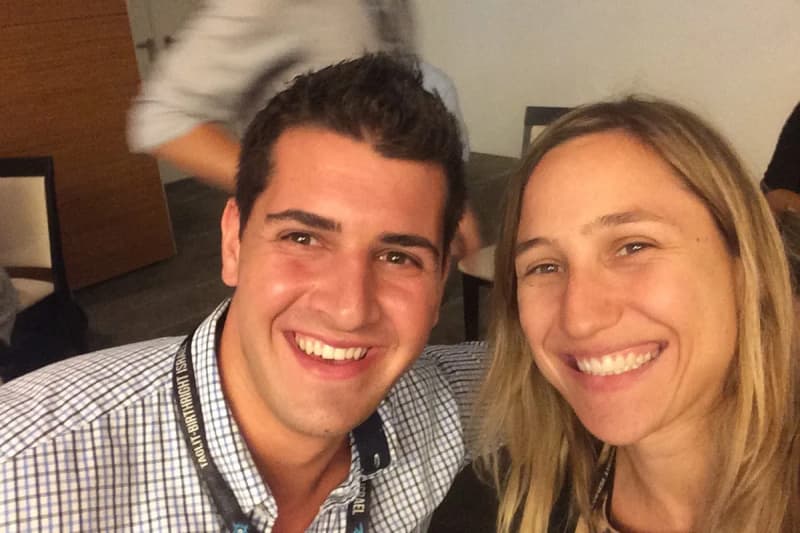 Jacob Cannon and a friend