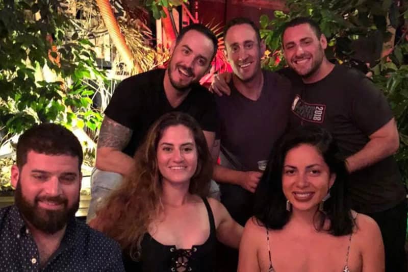 Jeffrey with fellow Birthright Israel participants