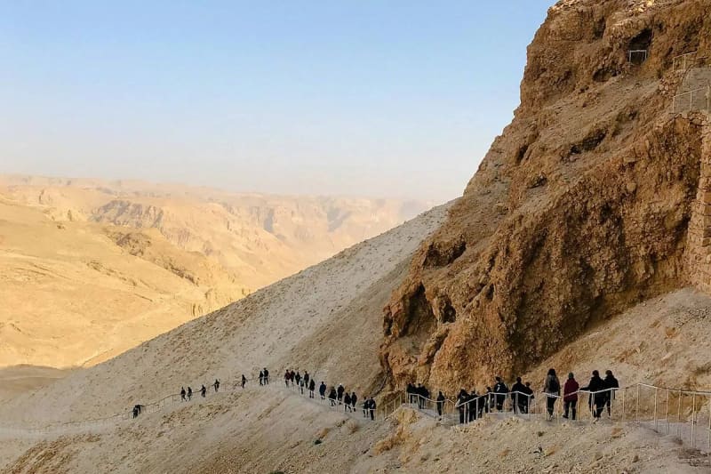 Nicoles group on Masada