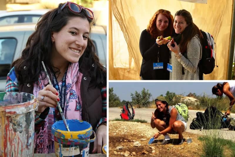 Photos of Rachel on Birthright Israel