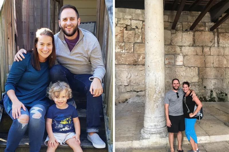 Photos of Sarah Myer with her family