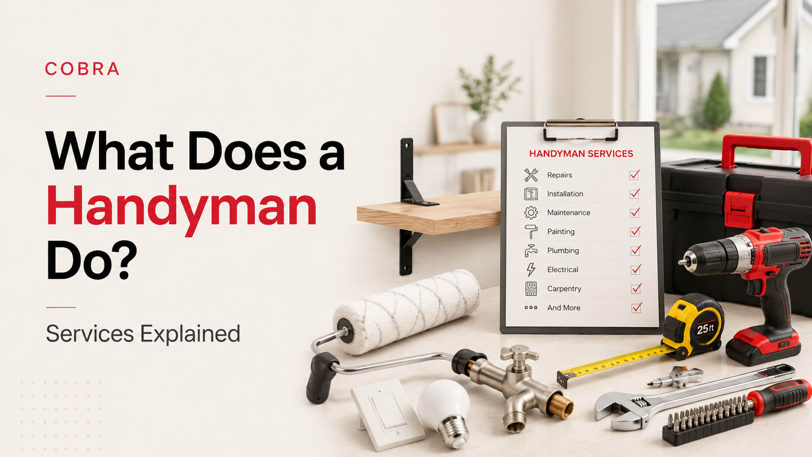 What Does a Handyman Do? Services Explained