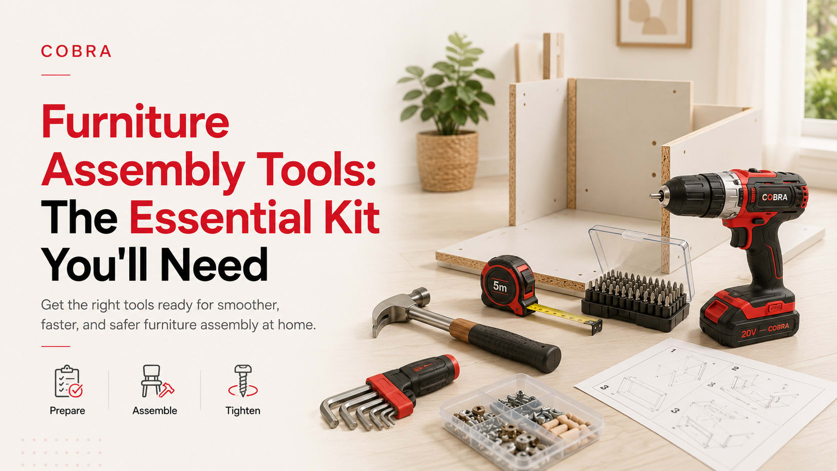 Furniture Assembly Tools: The Essential Kit You'll Need