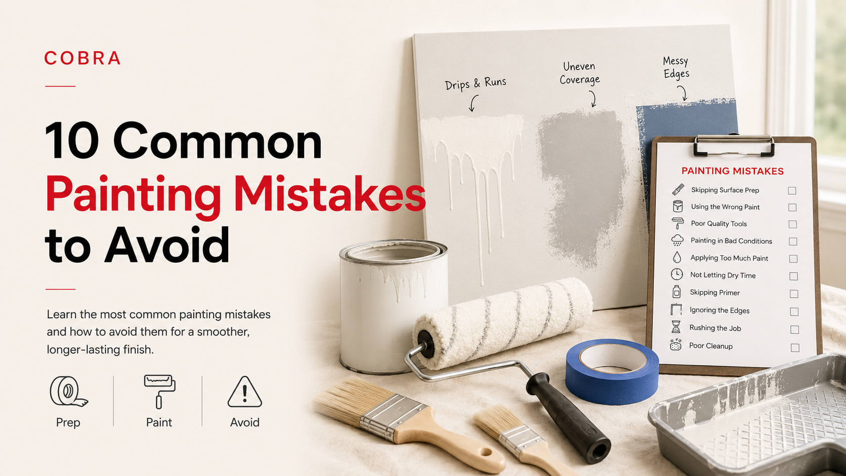 10 Common Painting Mistakes to Avoid