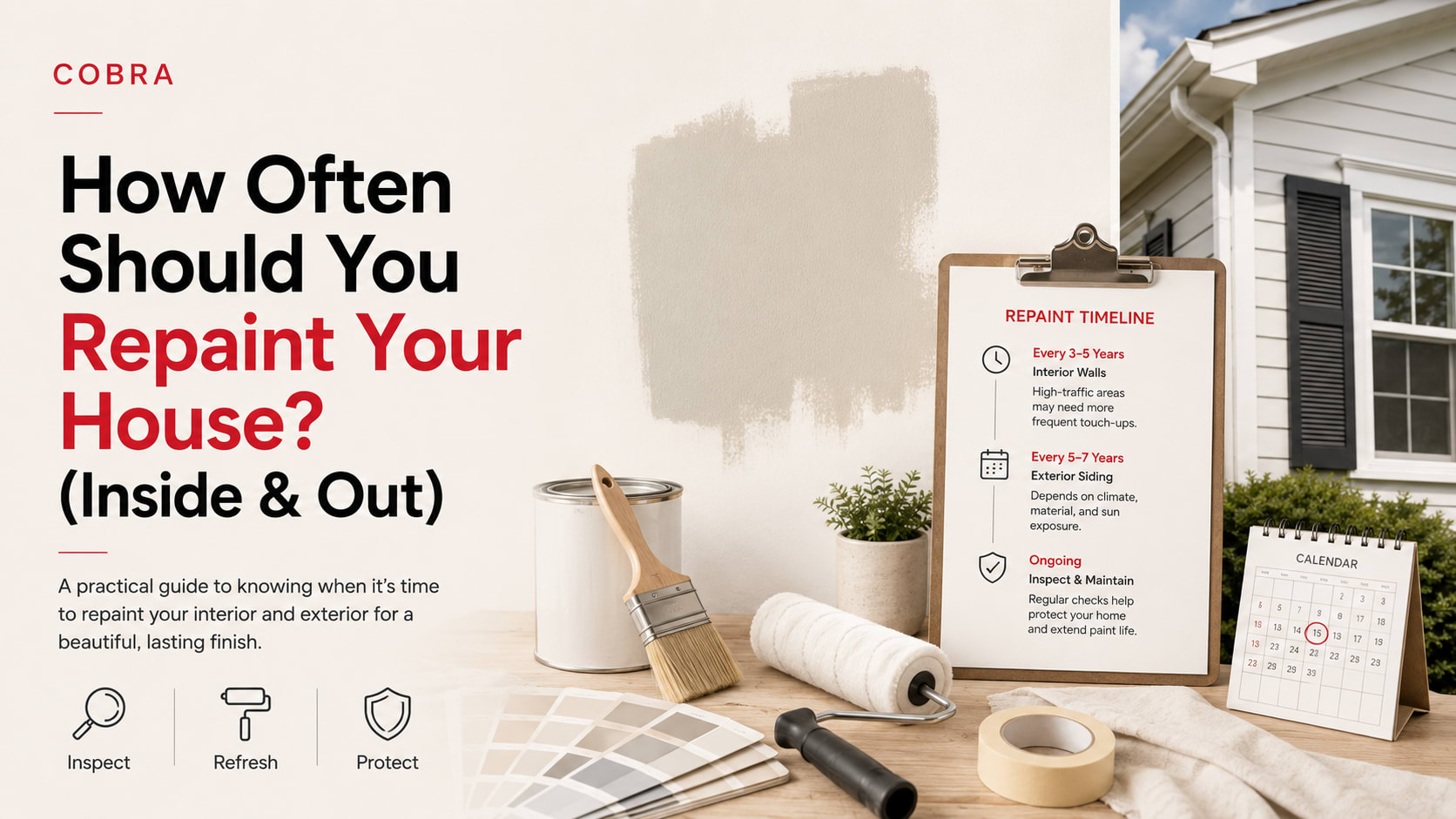 How Often Should You Repaint Your House? (Inside & Out)
