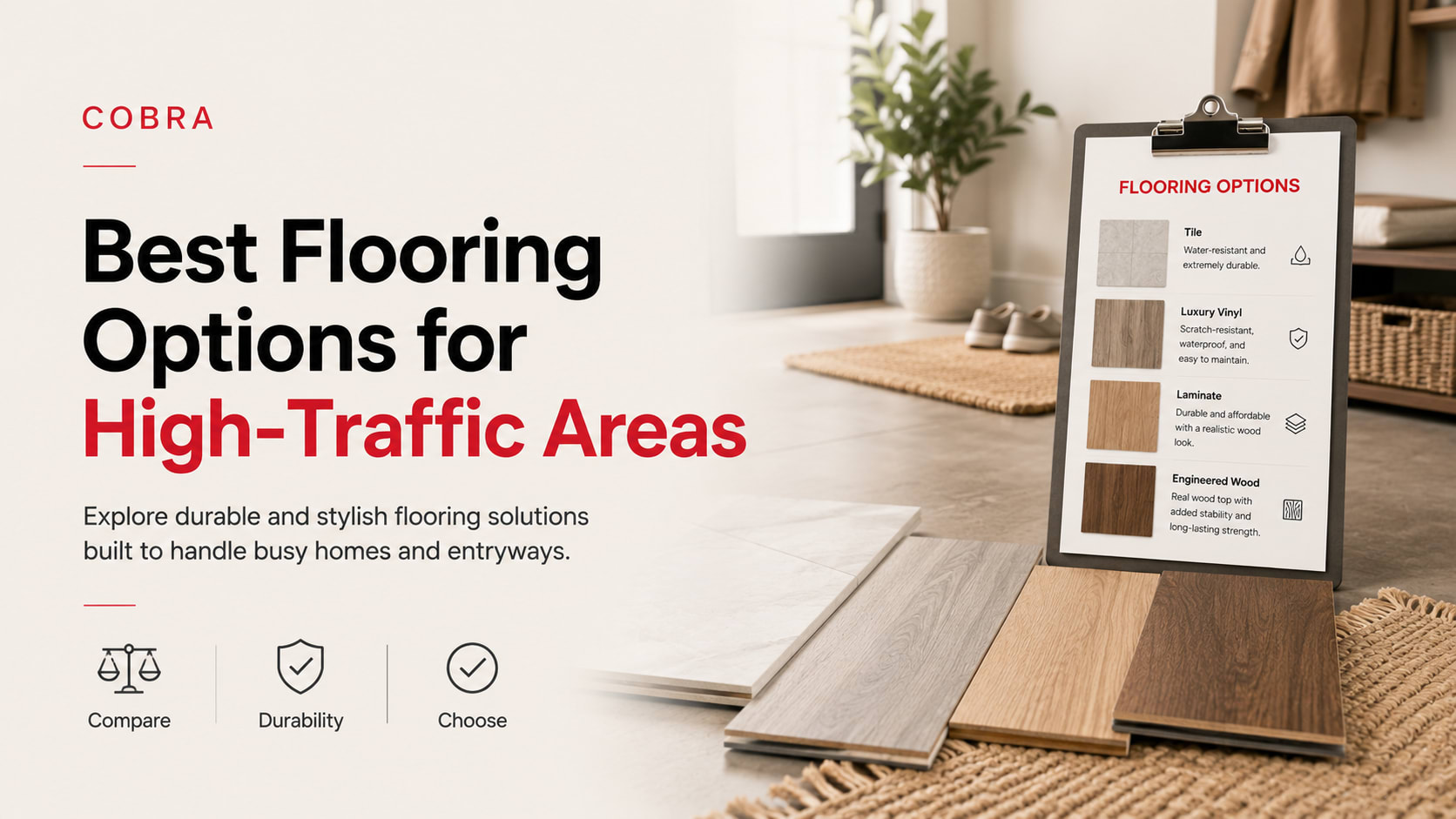 Best Flooring Options for High-Traffic Areas