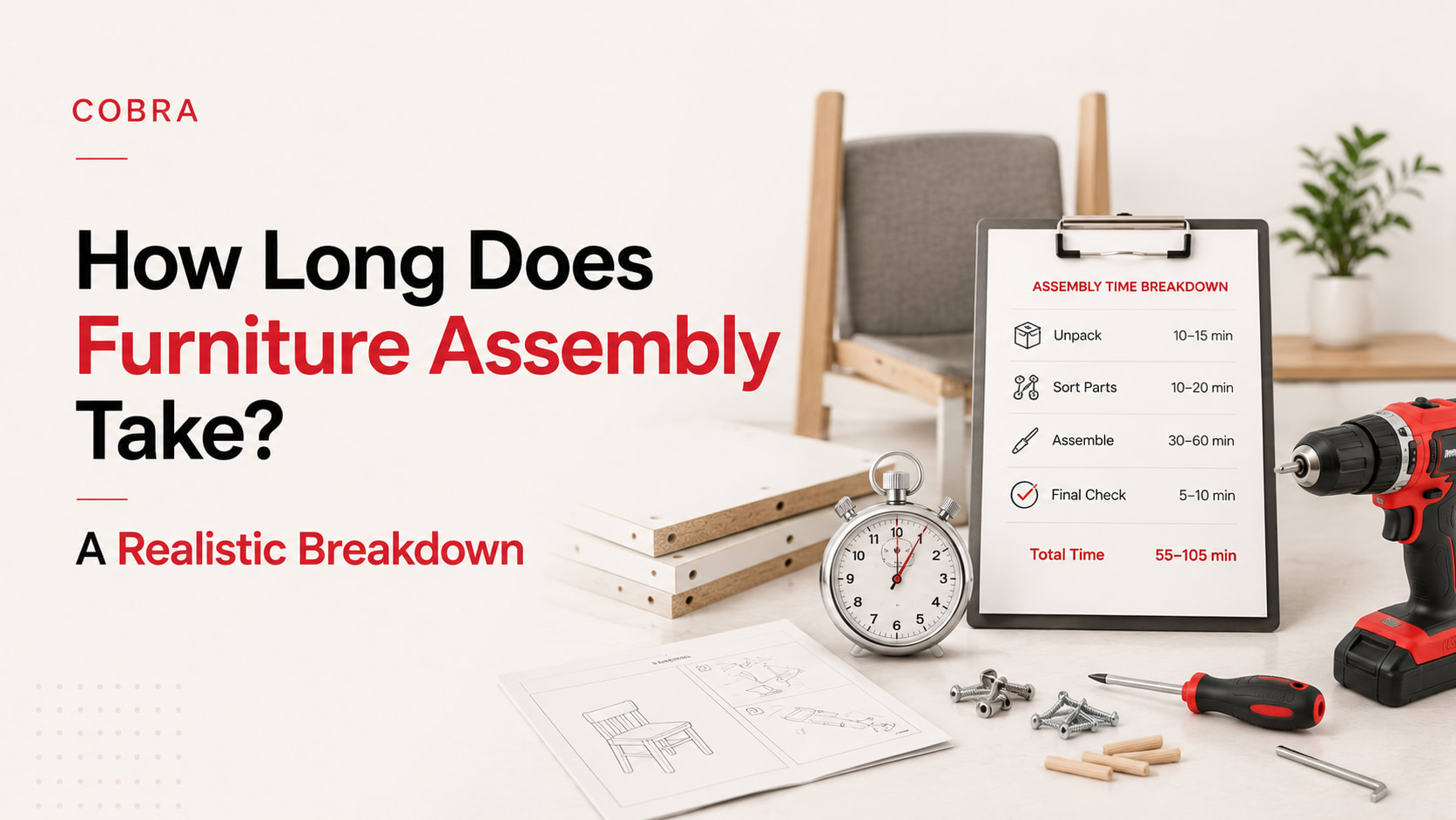 How Long Does Furniture Assembly Take? A Realistic Breakdown