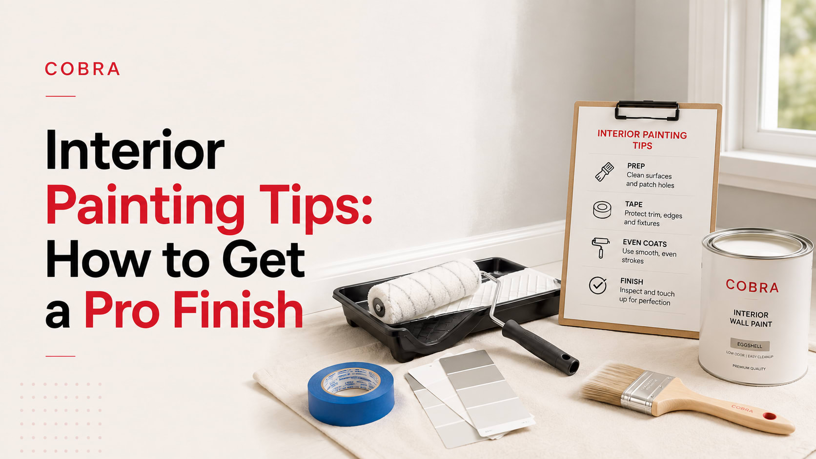 Interior Painting Tips: How to Get a Pro Finish