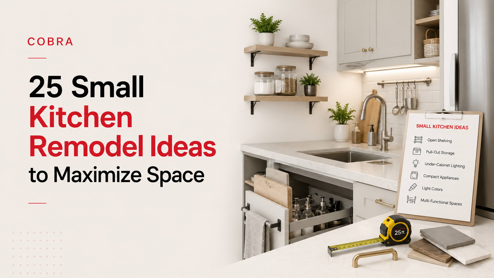 25 Small Kitchen Remodel Ideas to Maximize Space