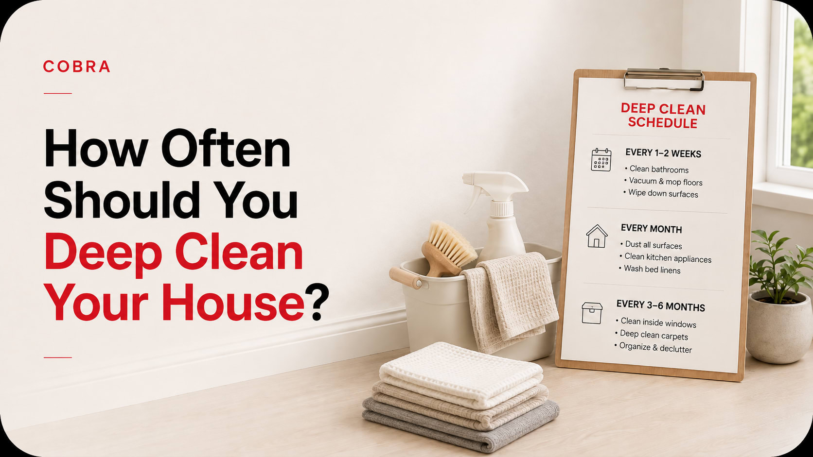 How Often Should You Deep Clean Your House?