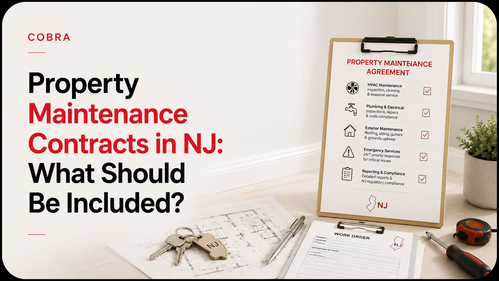 Property Maintenance Contracts in NJ: What Should Be Included?